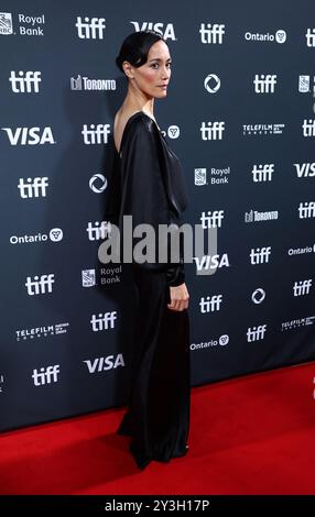 Toronto, Canada. 11 septembre 2024. Sandrine Holt arrive à la première de « The Shrouds » lors du Festival international du film de Toronto 2024 qui se tient au Roy Thomson Hall le 11 septembre 2024 à Toronto, Canada © JPA/AFF-USA.com crédit : AFF/Alamy Live News Banque D'Images