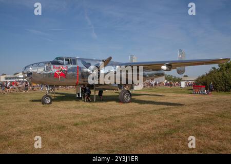 Le festival Air Legend à l'aérodrome de Villaroche, tous les deux week-ends de septembre. C'est l'un des plus grands rassemblements du genre en Europe Banque D'Images