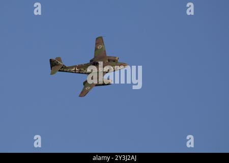 Le festival Air Legend à l'aérodrome de Villaroche, tous les deux week-ends de septembre. C'est l'un des plus grands rassemblements du genre en Europe Banque D'Images