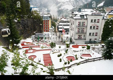 Wintereinbruch in BAD GASTEIN, Salzbourg, Autriche, 13.09.2024 Banque D'Images