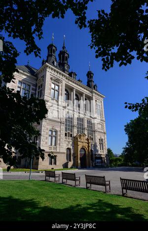 Musée de Bohême occidentale à Plzen République tchèque extérieur avec façade Nea-Renaissance Banque D'Images