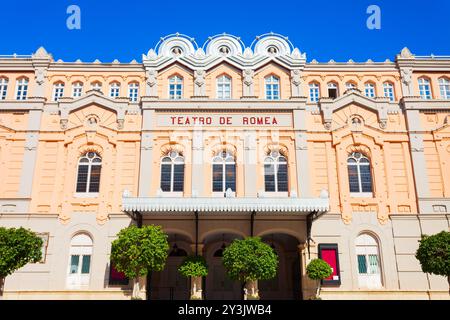 Théâtre Romea ou Teatro de Romea à Murcia. Murcia est une ville dans le sud-est de l'Espagne. Banque D'Images