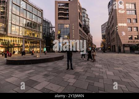 Oslo - 11 février 2023 : la zone portuaire du centre-ville d'Oslo, Norvège Banque D'Images