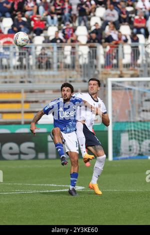 Como, Italie. 24 août 2024. Patrick Cutrone de Como 1907 en action lors du match de football Serie A Enilive 2024/2025 entre Côme et Bologne au stade Giuseppe Sinigaglia de Côme, Italie du Nord - samedi 14 septembre 2024. Sport - Football. (Photo de Antonio Saia/LaPresse) crédit : LaPresse/Alamy Live News Banque D'Images