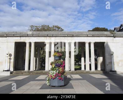 Southport, Merseyside, Royaume-Uni, 9 septembre 2020 : le mémorial de guerre sur Lord Street à Southport, en Europe Banque D'Images