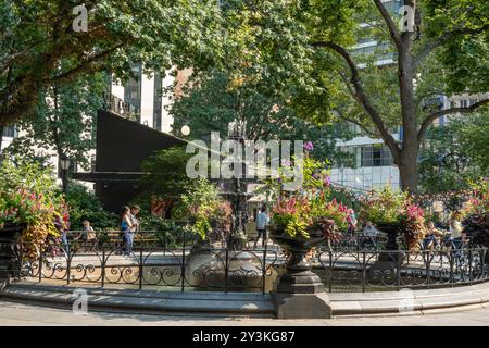 The Fountain, Madison Square Park, NYC, 2024 Banque D'Images