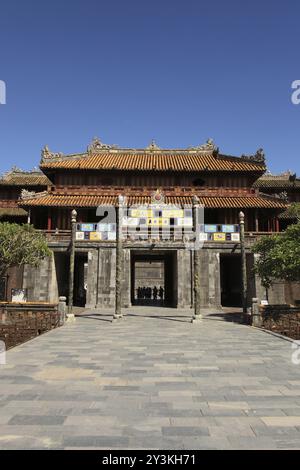 Prise à la Citadelle, Hue, Vietnam, Asie Banque D'Images