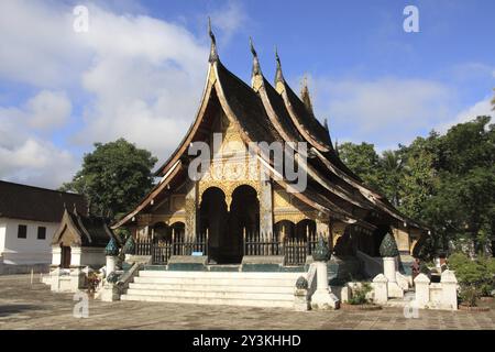 Wat Vatsensoukharam à Luang Prabang, Laos, Asie Banque D'Images