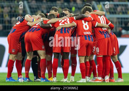 Allemagne. 13 septembre 2024. Fußball 1. Liga Borussia Dortmund - 1. FC Heidenheim AM 13.09.2024 im signal Iduna Park in Dortmund Mannschaftskreis Heidenheim la réglementation DFB interdit toute utilisation de photographies comme séquences d'images et/ou quasi-vidéo. Foto : Revierfoto crédit : ddp Media GmbH/Alamy Live News Banque D'Images