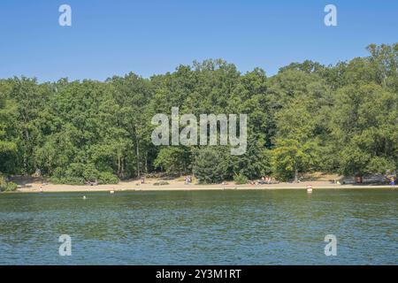 Arbeiterstrand, Tegelort, Tegeler See, Tegel, Reinickendorf, Berlin, Deutschland *** Workers Beach, Tegelort, Tegeler See, Tegel, Reinickendorf, Berlin, Allemagne Banque D'Images