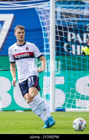 Como, Italie - spetember 14 2024 - Como vs Bologna série A - beukema sam bologna crédit : Kines Milano/Alamy Live News Banque D'Images