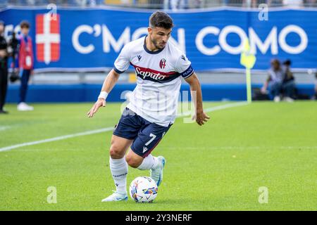 Como, Italie - spetember 14 2024 - Como vs Bologna serie A - orsolini riccardo bologna crédit : Kines Milano/Alamy Live News Banque D'Images