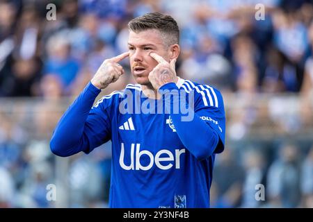 Como, Italie - spetember 14 2024 - Como vs Bologna série A - alberto moreno como crédit : Kines Milano/Alamy Live News Banque D'Images