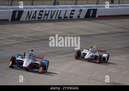 Lebanon, TN, États-Unis. 14 septembre 2024. DAVID MALUKAS (66) (USA) de Chicago, Illinois pratique pour le Grand Prix Big machine Music City présenté par Gainbridge à Nashville Superspeedway au Liban, TN. (Crédit image : © Walter G. Arce Sr./ASP via ZUMA Press Wire) USAGE ÉDITORIAL SEULEMENT! Non destiné à UN USAGE commercial ! Banque D'Images