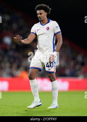 Renato Veiga de Chelsea lors du match de premier League au Vitality Stadium de Bournemouth. Date de la photo : samedi 14 septembre 2024. Banque D'Images