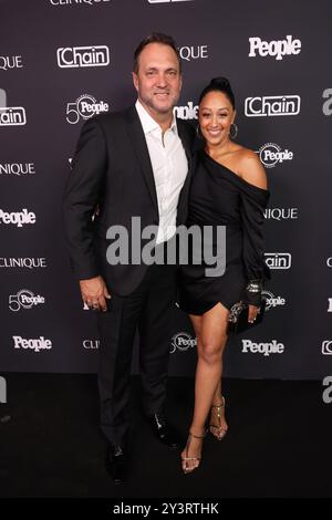 Los Angeles, États-Unis. 14 septembre 2024. Adam Housley et Tamera Mowry assistent à l'événement du 50e anniversaire du magazine People Chain Celebrate People Magazine à Chain House le 13 septembre 2024 à Los Angeles, en Californie. Photo : Crash/imageSPACE crédit : Imagespace/Alamy Live News Banque D'Images