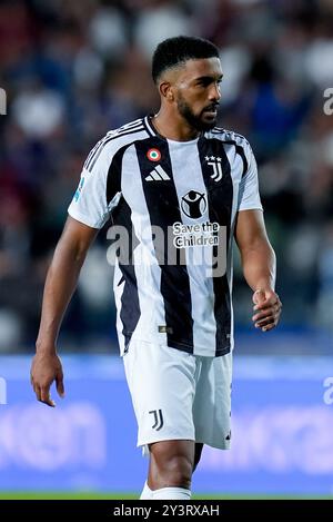 Empoli, Italie. 14 septembre 2024. Bremer de la Juventus FC lors du match de Serie A Enilive entre Empoli FC et Juventus FC au Stadio Carlo Castellani le 14 septembre 2024 à Empoli, Italie. Crédit : Giuseppe Maffia/Alamy Live News Banque D'Images