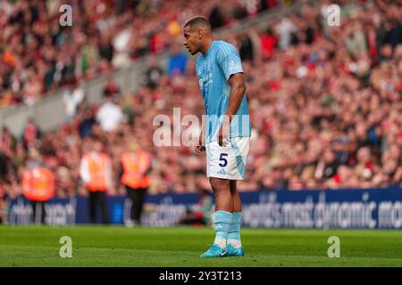 Murillo de Nottingham Forest lors du match de premier League entre Liverpool et Nottingham Forest à Anfield, Liverpool le samedi 14 septembre 2024. (Photo : Steven Halliwell | mi News) crédit : MI News & Sport /Alamy Live News Banque D'Images