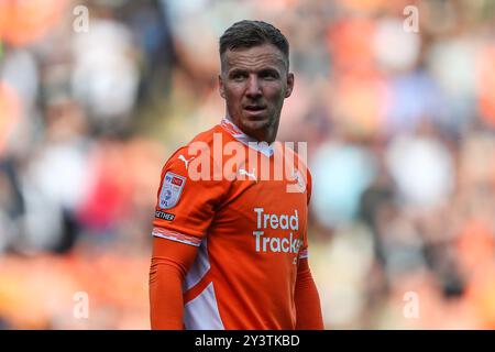 Lee Evans de Blackpool lors du match de Sky Bet League 1 Blackpool vs Exeter City à Bloomfield Road, Blackpool, Royaume-Uni. 14 septembre 2024. (Photo de Gareth Evans/News images) à Blackpool, Royaume-Uni le 14/09/2024. (Photo de Gareth Evans/News images/SIPA USA) crédit : SIPA USA/Alamy Live News Banque D'Images