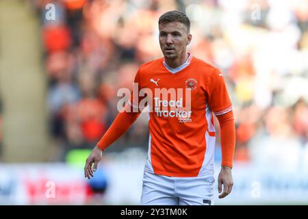 Lee Evans de Blackpool lors du match de Sky Bet League 1 Blackpool vs Exeter City à Bloomfield Road, Blackpool, Royaume-Uni. 14 septembre 2024. (Photo de Gareth Evans/News images) à Blackpool, Royaume-Uni le 14/09/2024. (Photo de Gareth Evans/News images/SIPA USA) crédit : SIPA USA/Alamy Live News Banque D'Images