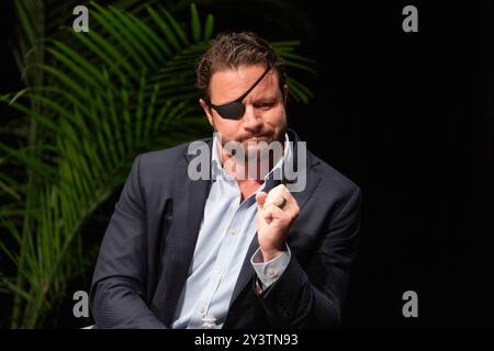 Austin, Texas, États-Unis. 6 septembre 2024. Le représentant américain DAN CRENSHAW, R-Houston, prend la parole lors d'un panel le deuxième jour du 14e Festival annuel du Texas Tribune au centre-ville d'Austin. Le Festival rassemble des politiciens et des leaders d'opinion influents de la fonction publique pour discuter de l'actualité et des politiques. Crenshaw est un ancien Navy SEAL et représente le 2nd Congressional District du Texas. (Crédit image : © Bob Daemmrich/ZUMA Press Wire) USAGE ÉDITORIAL SEULEMENT! Non destiné à UN USAGE commercial ! Banque D'Images