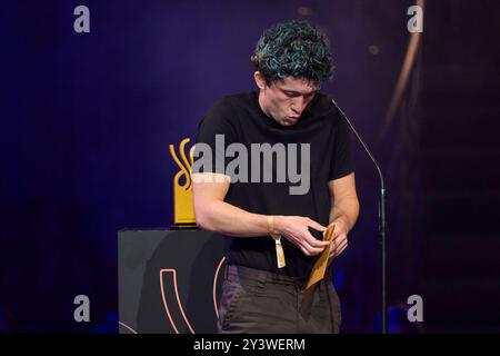 Verleihung Deutscher Schauspielpreis 2024 Maximilian Mundt BEI der Verleihung Deutscher Schauspielpreis 2024 im Club Theater Berlin. 13.09.2024 *** cérémonie du Prix allemand d'acteur 2024 Maximilian Mundt à la cérémonie du Prix allemand d'acteur 2024 au Club Theater Berlin 13 09 2024 Copyright : xEventpressx/xSaschaxRadkex Banque D'Images