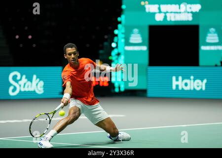 AO Arena, Manchester, Royaume-Uni. 10 septembre 2024. Finale de la Coupe Davis, phase de groupes, Groupe d jour 1 ; crédit : action plus Sports/Alamy Live News Banque D'Images