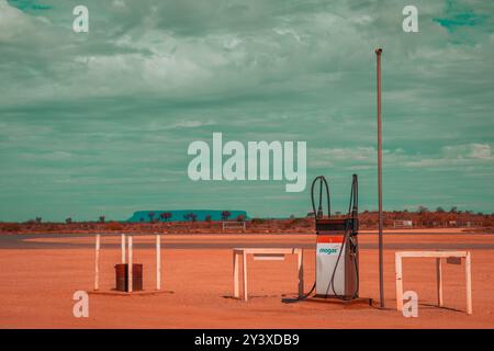 La vie à la gare de Curtin Springs, Australie Banque D'Images