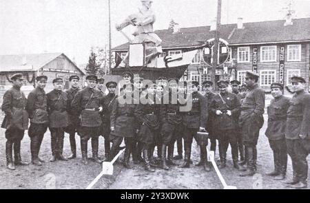 Photo de groupe de la direction et des chefs de grands camps. GULAG, 1934. Banque D'Images