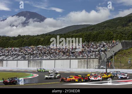 99 TINCKNELL Harry (gbr), JANI Neel (SWI), ANDLAUER Julien (fra), Proton Competition, Porsche 963 #99, Hypercar, 35 MILESI Charles (fra), HABSBURG-LOTHRINGEN Ferdinand (aut), GOUNON Jules (fra), Alpine Endurance Team #35, Alpine A424, Hypercar, 51 PIER GUIDI Alessandro (ita), CALADO James (gbr), GIOVINAZZI Antonio (ita), Ferrari AF Corse, Ferrari 499P #51, Hypercar, 20 VAN DER LINDE Sheldon (zaf), FRIJNS Robin (nld), RAST René (ger), BMW M Team WRT, BMW Hybrid V8 #20, Hypercar, 12 STEVENS Will (gbr), NATO Norman (fra), ILOTT Callum (gbr), Hertz Team Jota, Porsche 963 #12, Hypercar, 83 KUBICA R Banque D'Images