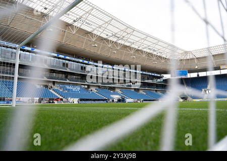 Sinsheim, Deutschland. 14 septembre 2024. Stadion Innenraum, Tribuene, GER, TSG 1899 Hoffenheim v. Bayer 04 Leverkusen, Fussball, Herren, 1. Bundesliga, 3. Spieltag, saison 24/25, 14.09.2024, LES RÈGLEMENTS DFL/DFB INTERDISENT TOUTE UTILISATION DE PHOTOGRAPHIES COMME SÉQUENCES D'IMAGES ET/OU QUASI-VIDÉO, Foto : Eibner-Pressefoto/Wolfgang Frank crédit : dpa/Alamy Live News Banque D'Images