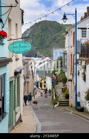 Fore Street, Ilfracombe, North Devon, Royaume-Uni Banque D'Images