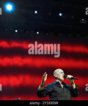 Copenhague, Danemark. 14 septembre 2024. Le groupe britannique The The avec Matt Johnson en tête sur scène au Store Vega à Copenhague, Danemark, samedi 14 septembre 2024. Crédit : Ritzau/Alamy Live News Banque D'Images