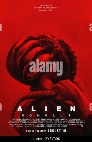 ALIEN : ROMULUS (2024), réalisé par FEDE ALVAREZ. Crédit : 20th Century Studios / Scott Free Productions / album Banque D'Images