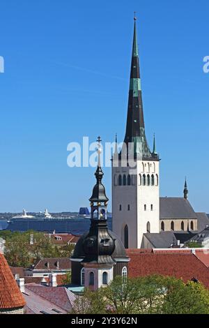 Église St Olaf, Tallinn Banque D'Images