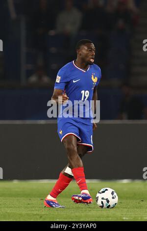 Youssouf Fofana (France) lors du match UEFA 'Nations League 2024-2025' entre France 1-3 Italie au stade Paris des Princes le 06 septembre 2024 à Paris, France. (Photo de Maurizio Borsari/AFLO) Banque D'Images