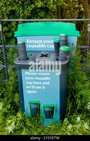 Retournez votre station CUPS en promouvant la réutilisation du hall Seaton delaval à northumberland Banque D'Images