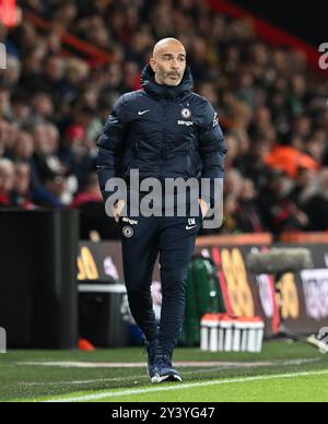 Enzo Maresca, entraîneur de Chelsea, lors du match de premier League entre Bournemouth et Chelsea au Vitality Stadium de Bournemouth, en Angleterre, le 14 septembre 2024. Photo Graham Hunt/ProSportsImages / DPPI Banque D'Images