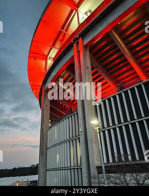 Waldstadion, Heimat von Eintracht Francfort Banque D'Images