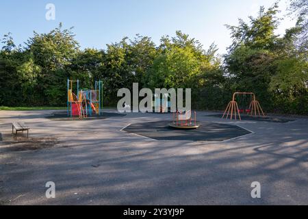 Aire de jeux de Lees Hill, Kingswood, Bristol, Royaume-Uni Banque D'Images