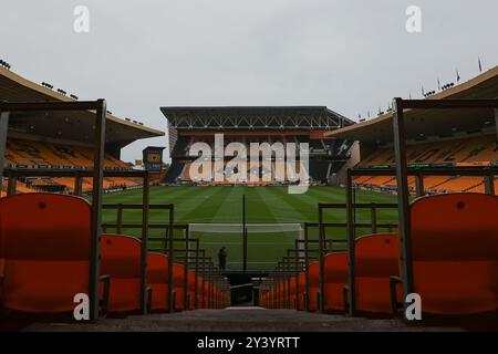 Wolverhampton, Royaume-Uni. 15 septembre 2024. Vue générale de Molineux avant le match de premier League Wolverhampton Wanderers vs Newcastle United à Molineux, Wolverhampton, Royaume-Uni, le 15 septembre 2024 (photo Alfie Cosgrove/News images) à Wolverhampton, Royaume-Uni, le 15/09/2024. (Photo par Alfie Cosgrove/News images/SIPA USA) crédit : SIPA USA/Alamy Live News Banque D'Images