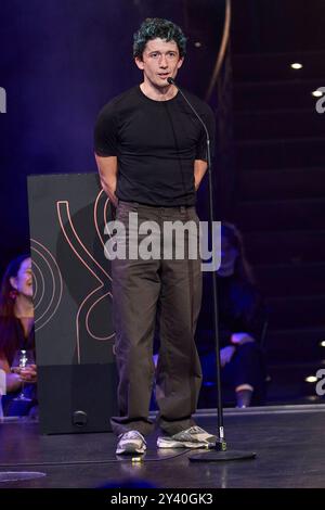 Verleihung Deutscher Schauspielpreis 2024 Maximilian Mundt BEI der Verleihung Deutscher Schauspielpreis 2024 im Club Theater Berlin. 13.09.2024 *** cérémonie du Prix allemand d'acteur 2024 Maximilian Mundt à la cérémonie du Prix allemand d'acteur 2024 au Club Theater Berlin 13 09 2024 Copyright : xEventpressx/xSaschaxRadkex Banque D'Images