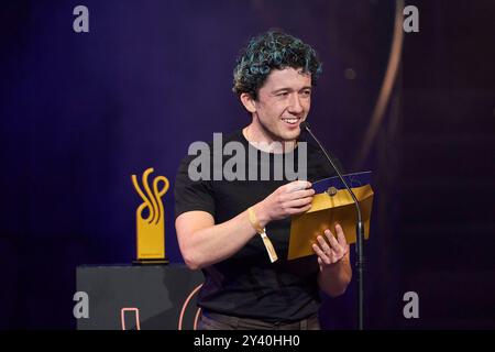 Verleihung Deutscher Schauspielpreis 2024 Maximilian Mundt BEI der Verleihung Deutscher Schauspielpreis 2024 im Club Theater Berlin. 13.09.2024 *** cérémonie du Prix allemand d'acteur 2024 Maximilian Mundt à la cérémonie du Prix allemand d'acteur 2024 au Club Theater Berlin 13 09 2024 Copyright : xEventpressx/xSaschaxRadkex Banque D'Images