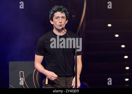 Verleihung Deutscher Schauspielpreis 2024 Maximilian Mundt BEI der Verleihung Deutscher Schauspielpreis 2024 im Club Theater Berlin. 13.09.2024 *** cérémonie du Prix allemand d'acteur 2024 Maximilian Mundt à la cérémonie du Prix allemand d'acteur 2024 au Club Theater Berlin 13 09 2024 Copyright : xEventpressx/xSaschaxRadkex Banque D'Images