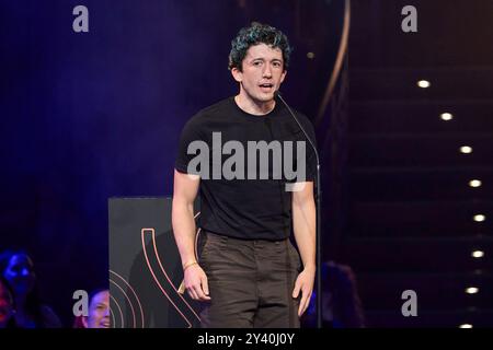 Verleihung Deutscher Schauspielpreis 2024 Maximilian Mundt BEI der Verleihung Deutscher Schauspielpreis 2024 im Club Theater Berlin. 13.09.2024 *** cérémonie du Prix allemand d'acteur 2024 Maximilian Mundt à la cérémonie du Prix allemand d'acteur 2024 au Club Theater Berlin 13 09 2024 Copyright : xEventpressx/xSaschaxRadkex Banque D'Images