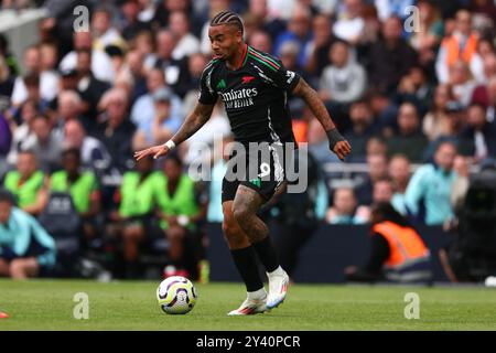 Wolverhampton, West Midlands, Royaume-Uni. Wolverhampton, West Midlands, Royaume-Uni. Tottenham Hotspur Stadium, Londres, Royaume-Uni. 15 septembre 2024. Premier League Football, Tottenham Hotspur contre Arsenal ; Gabriel Jesus d'Arsenal crédit : action plus Sports/Alamy Live News crédit : action plus Sports images/Alamy Live News crédit : action plus Sports images/Alamy Live News Banque D'Images