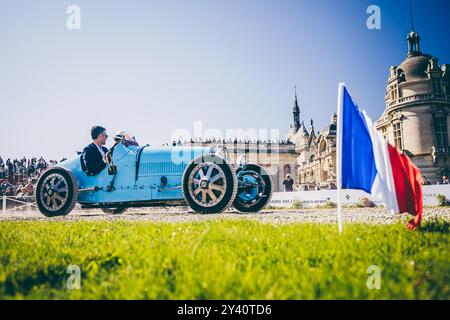 Chantilly, France. 15 septembre 2024. Concours d'Etat lors de la 7ème édition du Chantilly Arts & Elegance - Richard mille au domaine du Château de Chantilly, du 13 au 15 septembre 2024, à Chantilly, France - photo Damien Saulnier/DPPI crédit : DPPI Media/Alamy Live News Banque D'Images