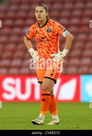 Sheffield, Royaume-Uni. 14 septembre 2024. Sian Rogers de Sheffield United lors du match de championnat féminin de FA à Bramall Lane, Sheffield. Le crédit photo devrait se lire : Simon Bellis/Sportimage crédit : Sportimage Ltd/Alamy Live News Banque D'Images