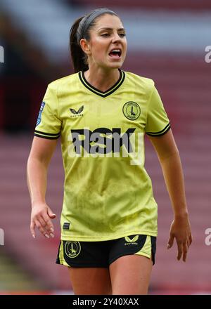 Sheffield, Royaume-Uni. 14 septembre 2024. Carla Humphrey de Charlton pendant le match de championnat féminin de FA à Bramall Lane, Sheffield. Le crédit photo devrait se lire : Simon Bellis/Sportimage crédit : Sportimage Ltd/Alamy Live News Banque D'Images