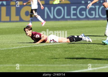 Samuele Ricci du Torino FC lors du match de Serie A entre le Torino FC et l'US Lecce le 15 septembre 2024 au stade olympique Grande Torino de Turin Banque D'Images